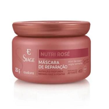 Imagem de Máscara Capilar Eudora Siàge Nutri Rosé 250g