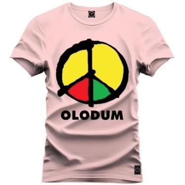 Imagem de camiseta axé. olodum Bahia blusa de gola redonda estampada, Rosa, G1