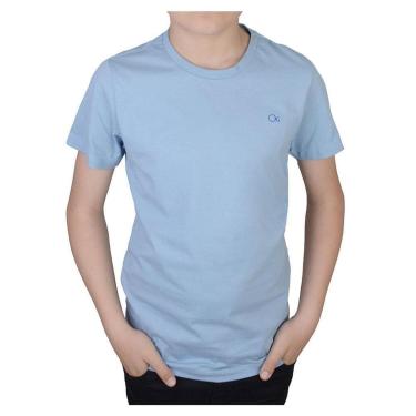 Imagem de Camiseta Juvenil Meninos Ogochi Essencial Azul claro - 00649-Masculino
