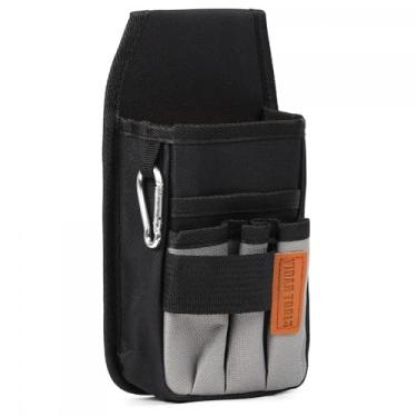 Imagem de Bothyi Mini porta-ferramentas para eletricista, estojo para cinto de ferramentas, mini organizador de bolso para eletricista