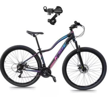 Imagem de Bicicleta Ksw Mwza Aro 29 Feminina 21v Index Mtb Cambio Traseiro SHIMANO-Feminino