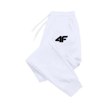 Imagem de Calças Jogger Casuais Masculinas Estampadas 4F Para Fitness, Corrida E