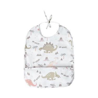 Imagem de Babadores Ajustáveis Impermeáveis De PU Para Bebês, Sem Mangas, Estilo