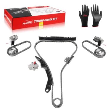 Imagem de YA-MAYPAY Conjuntos de kits de corrente de distribuição compatíveis com Nissan 2008-2012 Teana, 2011-2015 Murano, 2013-2017 Quest, para 2008 M35, 2012-2013 JX35, 2014-2015 QX60, 2008 FX35, 2014-2015 5