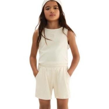 Imagem de Conjunto Hering Curto Infantil Menina em Ribana Canelada-Feminino