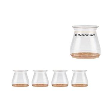 Imagem de Protetores De Pés De Cadeira De Silicone Reforçado 4-32pcs Almofadas M