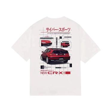 Imagem de Camiseta Confortável De Manga Curta Com Estampa Do Logo Honda Verão 20