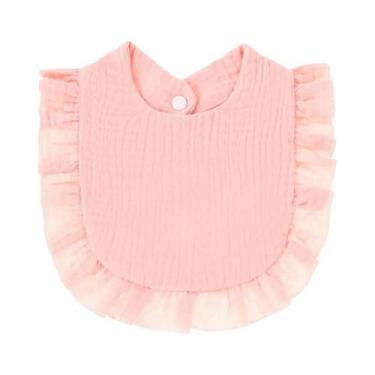 Imagem de Babadores De Algodão Macio Em Cores Sólidas Para Bebês, Toalha De Sali