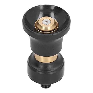 Imagem de Bocal de mangueira de fogo de fluxo grande, pistola de pulverização de água de liga de zinco resistente, bico de lavagem de carro de alta pressão para rega e limpeza de jardim (Estilo UE)