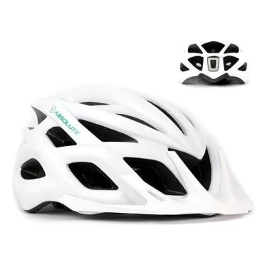 Imagem de Capacete absolute mia M Branco/verde C/led