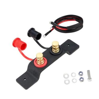 Imagem de BaotyJie Kit de partida auxiliar para bateria, terminal de partida remoto robusto com cabo e suporte de montagem para trator.