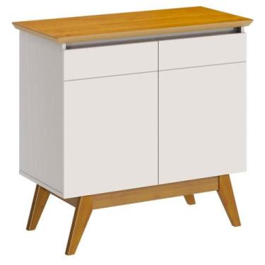Imagem de Aparador para Sala Buffet Classic 2 Portas Off White Nature - Imcal