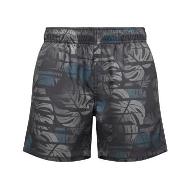 Imagem de Bermuda Ogochi Infantil Boxer Casual Estampada Tropic 10/18-Masculino
