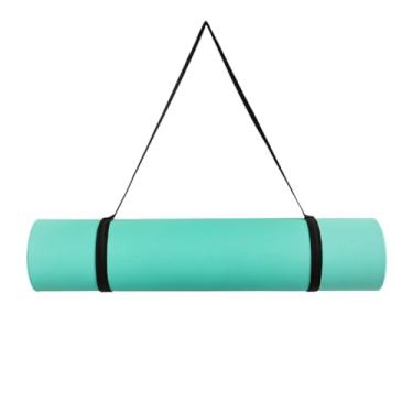 Imagem de Tapete de Yoga Antiderrapante em E.V.A. 1,70m – Colchonete Fitness Leve para Exercícios em Casa, Pilates e Alongamento(Sem Alça,Verde)
