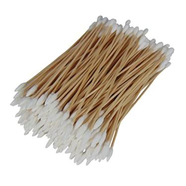 Imagem de (afunilado e regular) 200 peças de cotonetes de limpeza de armas tipo III, cotonetes de algodão dupla face de 15 cm