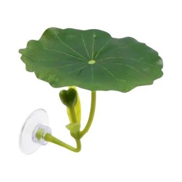 Imagem de Rede De Descanso Para Peixe Betta Folha Verde, Decoração Segura Para A