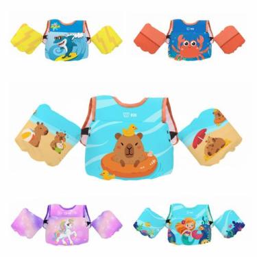Imagem de Boia Colete SalvaVidas Infantil Flutuador Não Fura Até 25kg Kids Segur