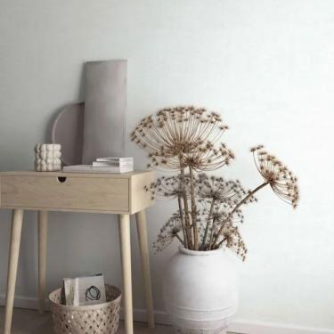 Imagem de Papel de Parede Ivy Aspecto Têxtil Branco 6804-10