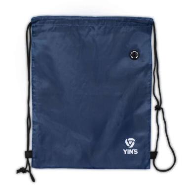 Imagem de Sacola Yins Ecobag Esportiva em Poliéster P Fone - Marinho