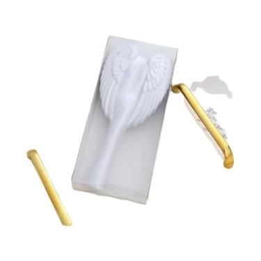 Imagem de Mini Escova Desembaraçadora Anti-Estática Para Cabelo, Massageadora De