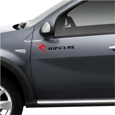 Imagem de Kit Adesivos Sandero Stepway Rip Curl 12 Traseiro + Lateral Preto