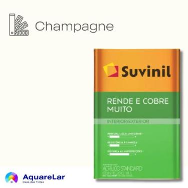 Imagem de Rende & Cobre Muito Suvinil Fosco 16L, CHAMPAGNE