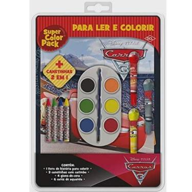 Imagem de Livro - Disney - Super Color Pack - Carros 3 - Editora DCL