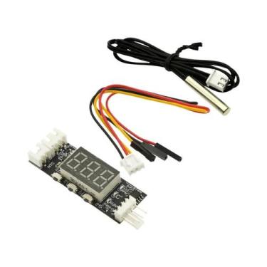 Imagem de Controlador De Ventilador PWM 12V 4 Fios Com Display Digital E Regulad