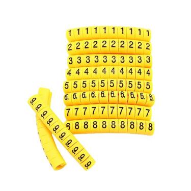 Imagem de Anilha 0 a 9 Cabo 10mm com 100 peças Speedlan