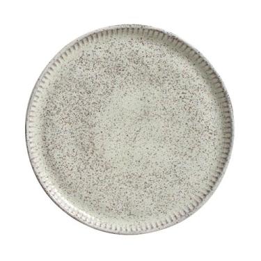 Imagem de Conjunto c/ 6 pratos sobremesa linhas pistache ø 21,5 cm - Porto Brasi