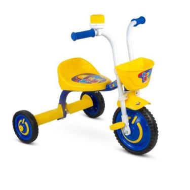 Imagem de Triciclo Nathor You 3 Boy Azul Com Amarelo - NATHOR BICICLETAS