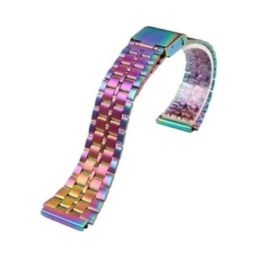 Imagem de Pulseira De Metal Fino De Aço 18mm Para Relógios CASIO A158 A159 A168 