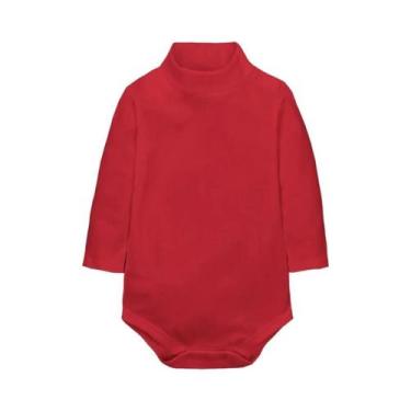Imagem de Macacão De Algodão De Manga Longa Para Bebês Meninas, Cor Sólida, Conf