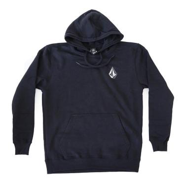 Imagem de Moletom Volcom Canguru Iconic Stone - Preto-Masculino