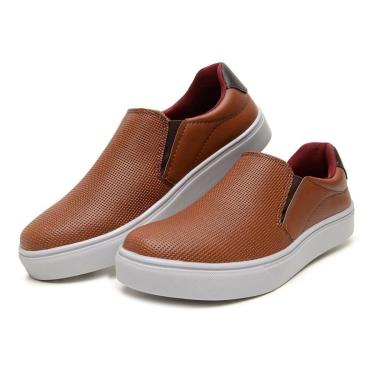 Imagem de Sapatenis Tenis Casual Iate sem Cadarço Confortável-Masculino