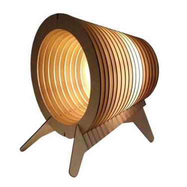 Imagem de Luminária de Mesa abajur decorativo mod. Cannon - ECO Ilumi, Bivolt