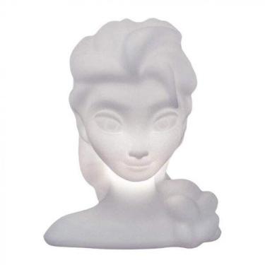 Imagem de Luminária Abajur De Mesa Elsa Frozen Disney Usare, Bivolt