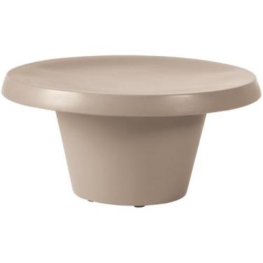 Imagem de Mesa de Centro Tramontina Cona em Polietileno Camurça 79 x 38 cm