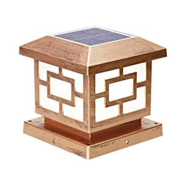 Imagem de Lâmpada Solar LED À Prova d'Água Para Exterior, Luz De Pilar Para Deco