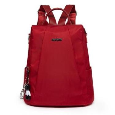 Imagem de Mochila Executiva Bolsa Madami Casual Vermelha Feminina 13L-Feminino
