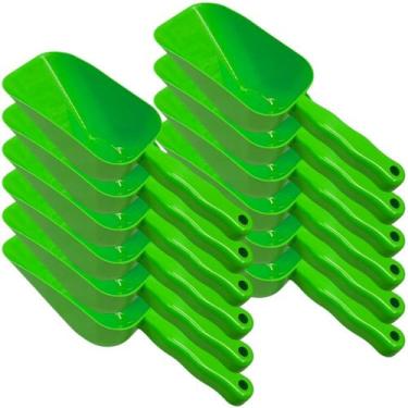 Imagem de 12x Pá Dosadora Para Grão Colher de Gelo Pegador Cereal ou Ração - Sup