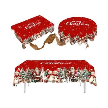 Imagem de Toalha De Mesa De Natal Decoração De Casa Para Feriados De Inverno 202