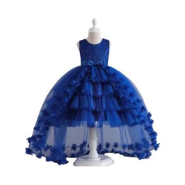 Imagem de Vestido Formal Sem Mangas Para Meninas De 3 a 12 Anos, Vestido De Prin