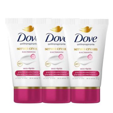 Imagem de Kit Desodorante Dove Sérum Creme Previne Escurecimento Niacinamida 50g