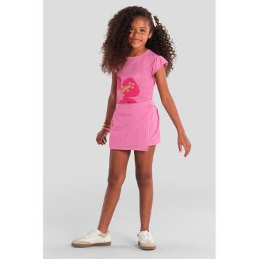 Imagem de Conjunto infantil menina de flor em puff Brandili