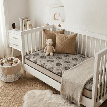 Imagem de Colchão Infantil Berço D23 130x80x10cm Confortável Seguro Alta Durabil