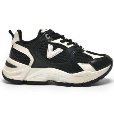 Imagem de Tênis Casual Feminino Preto Marfim Via Marte 140-010-03-Feminino