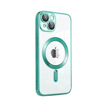 Imagem de Capa Magnética Transparente De Luxo Para Apple Magsafe Compatível Com 