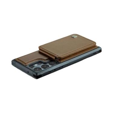 Imagem de Capa Carteira De Couro Samsung Galaxy Com Porta-Cartões Para S26 S25 U