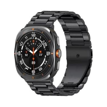 Imagem de Pulseira De Aço Inoxidável De 47mm Para Samsung Galaxy Watch 8 Ultra 7